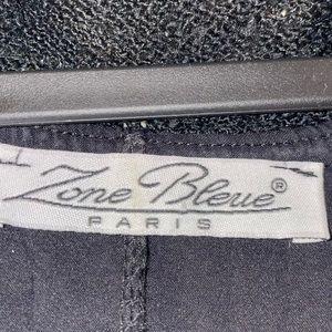 Asymmetric zipper blouse PARIS